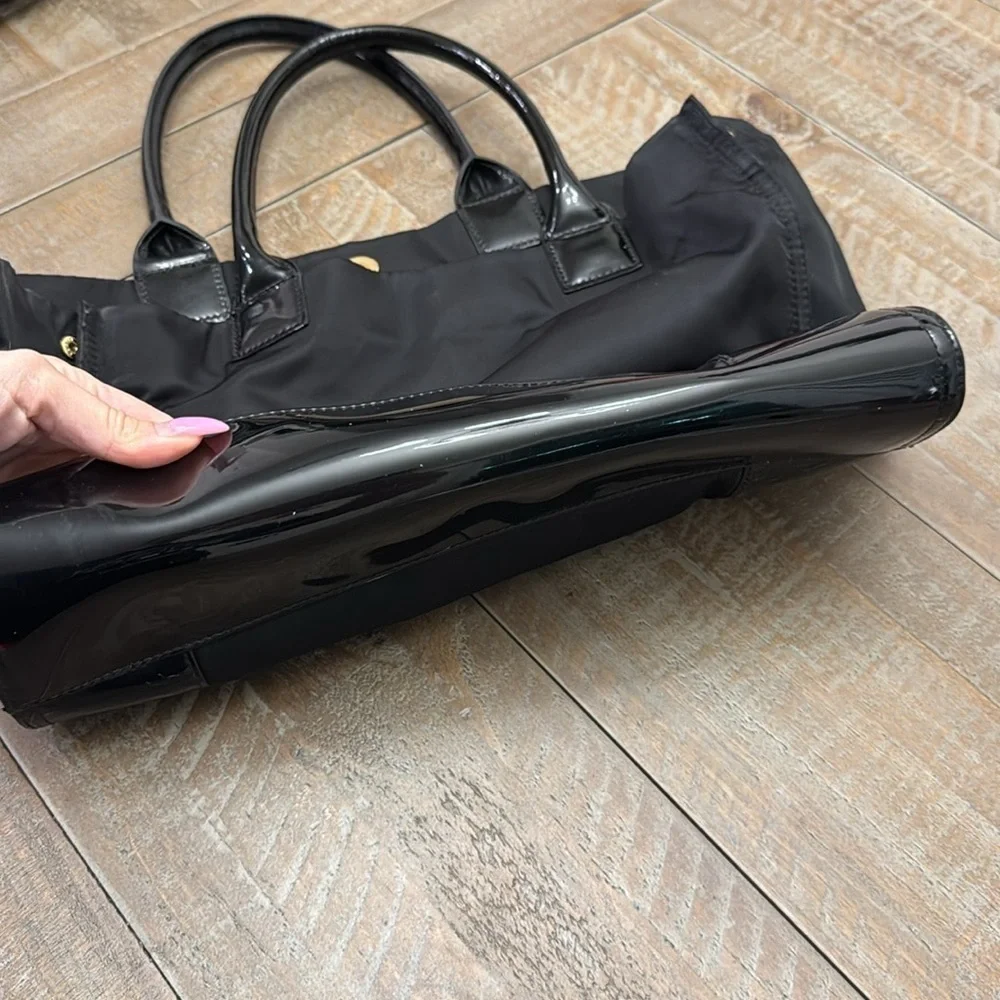 Tory Burch Mini Ella Patent Tote Bag